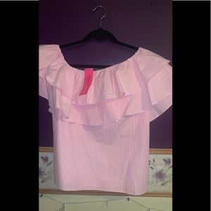 Lilly Pulitzer One Shoulder Top